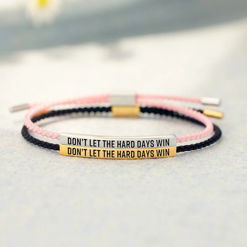 1+1 GRATIS | Sanna - Motivatie-armband voor zelfvertrouwen & kracht